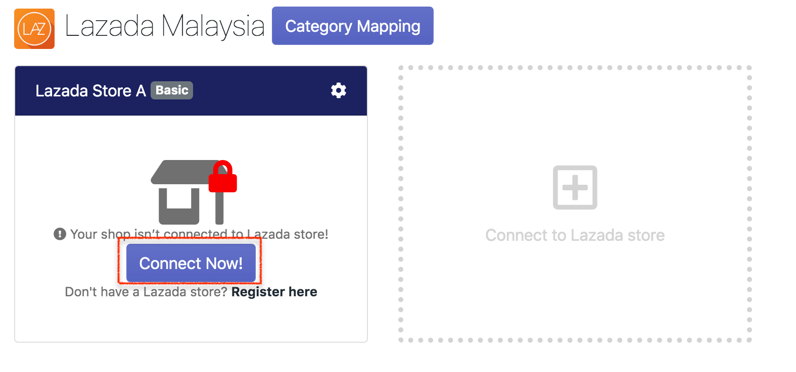 Sync to Lazada Malaysia