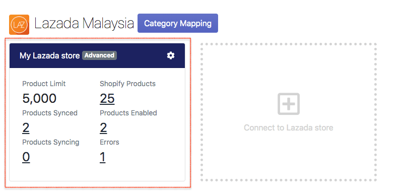 Sync to Lazada Malaysia